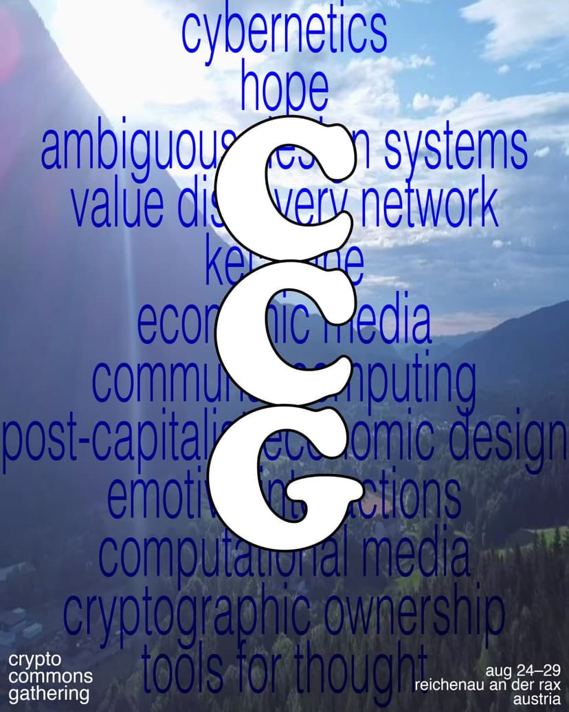 CRYPTO COMMONS GATHERING 2025